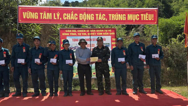 BAN CHQS XÃ XỐP TỔ CHỨC HUẤN LUYỆN, KIỂM TRA BẮN ĐẠN THẬT CHO DÂN QUÂN NĂM THỨ NHẤT NĂM 2026