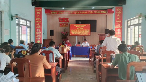 Xã Xốp: Hội nghị chuyên đề về công tác tạo nguồn phát triển đảng viên năm 2026, giai đoạn 2026 - 2030; công tác nâng cao chất lượng sinh hoạt chi bộ trong giai đoạn mới, công tác kiểm tra, giám sát và kỷ luật của Đảng.